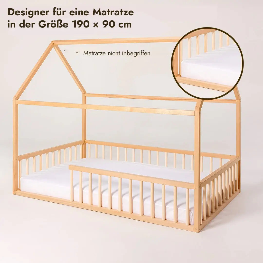 Hausbett Montessori für Kinder und Kleinkinder ab 1 Jahr-5