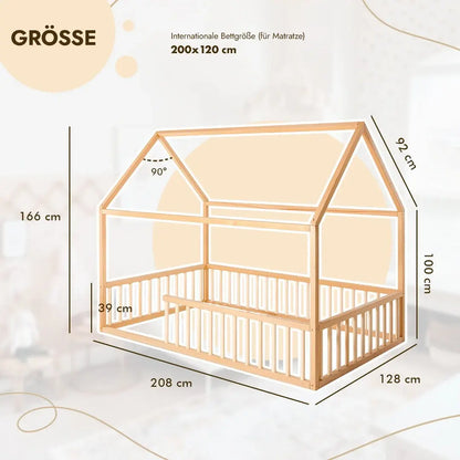 Hausbett Montessori für Kinder und Kleinkinder ab 1 Jahr-1